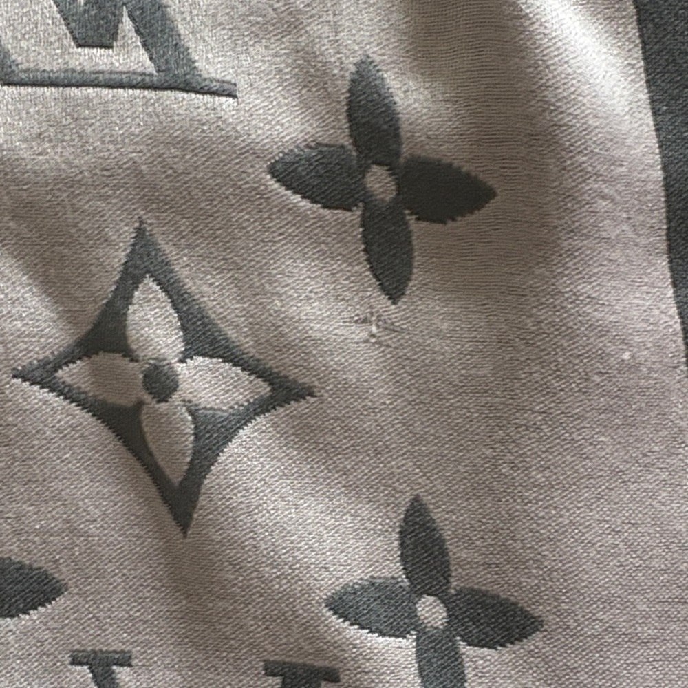 Gray and Pink Fashion Scarf - Picture 7 of 11